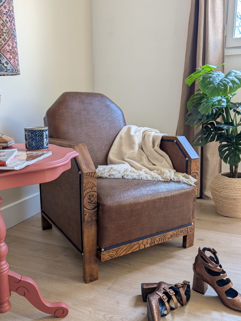 Fauteuil Art Déco authentique