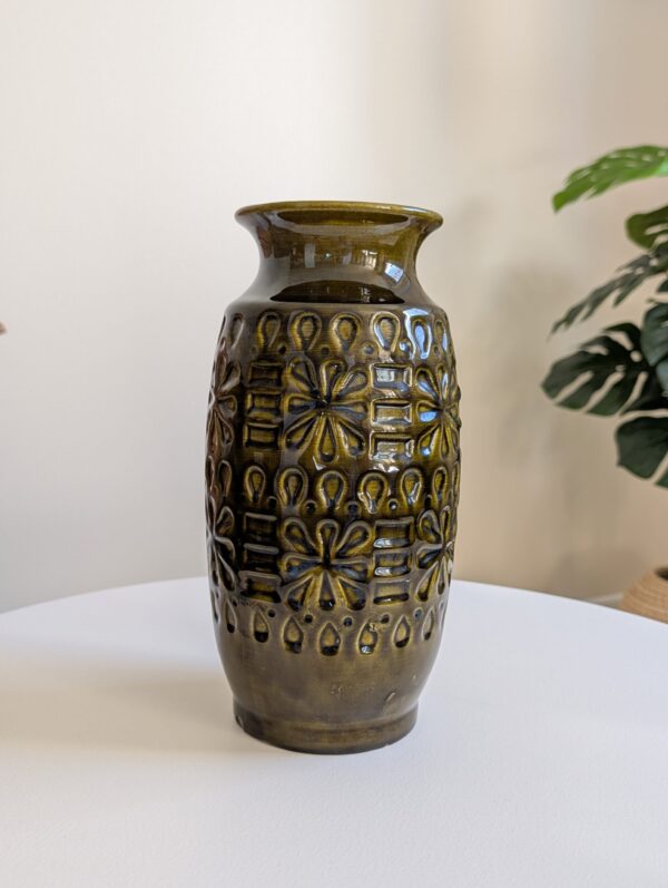 Vase en céramique ouest-allemande grand modèle